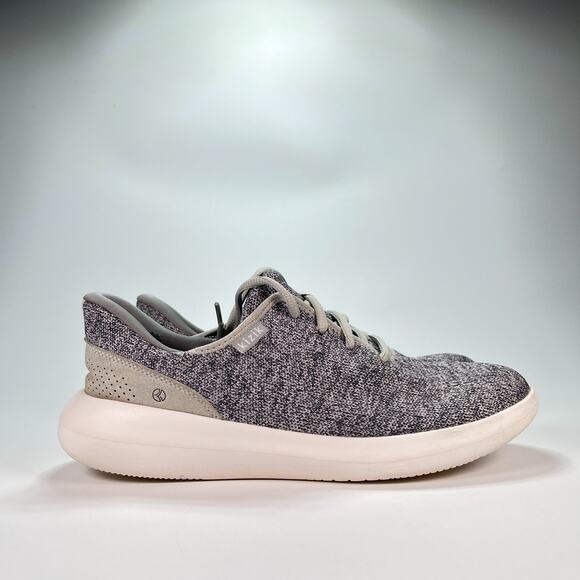 Kizik Madrid Eco Knit Heathered Gray Breathable Lightweight Men's Size 8.5 - Picture 1 of 11